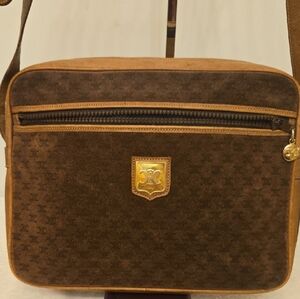 Celine Vintage Suede Crossbody Bag